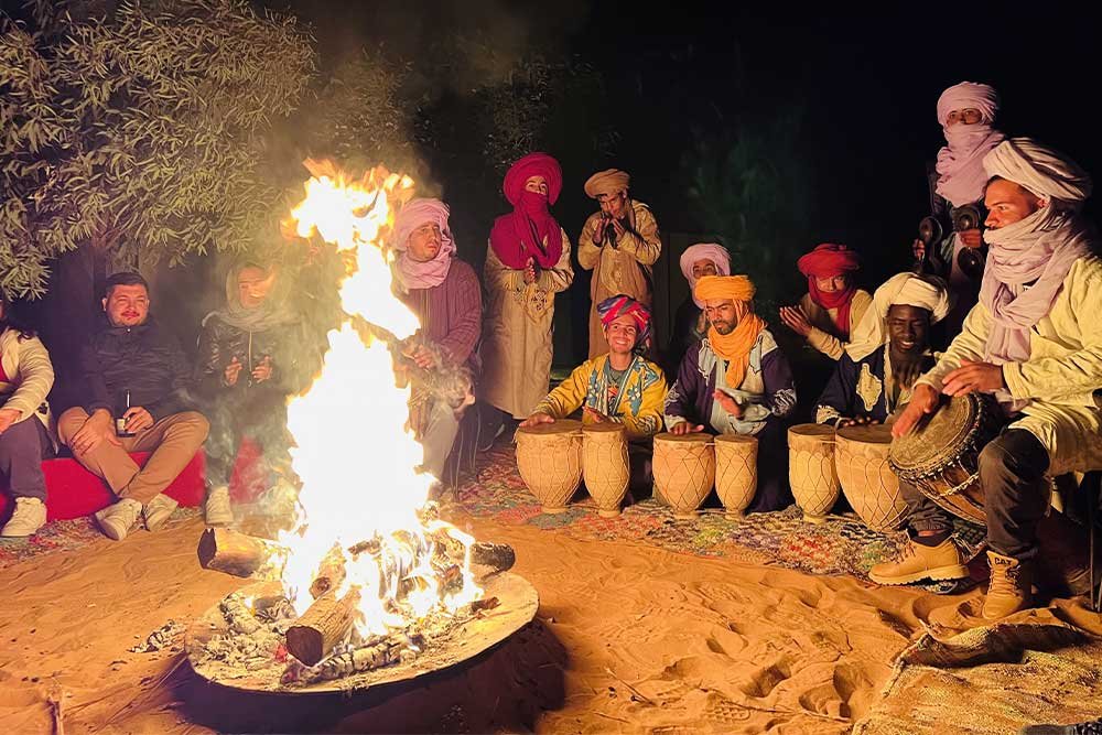  Overnight camping in Erg-Chebbi Merzouga