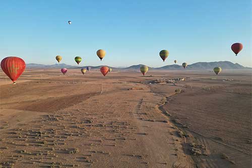 Hot Air Ballooning Over Marrakech