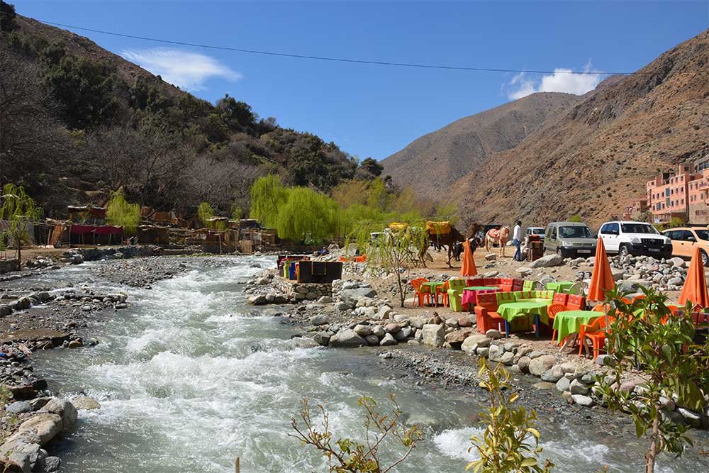 tour with group from marrakech to Ourika Valley